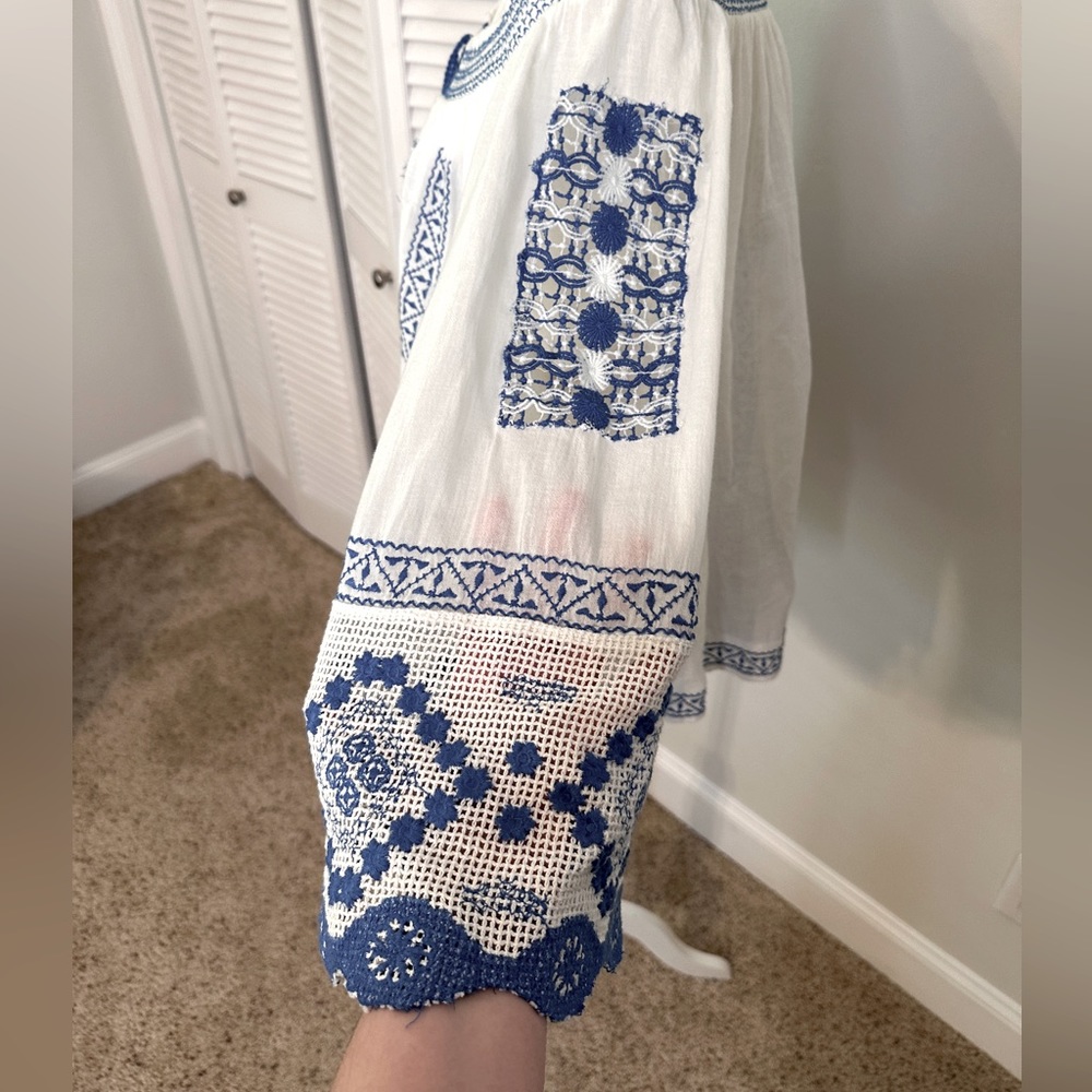 Free People Silver Springs Peasant Top - Picture 8 of 12